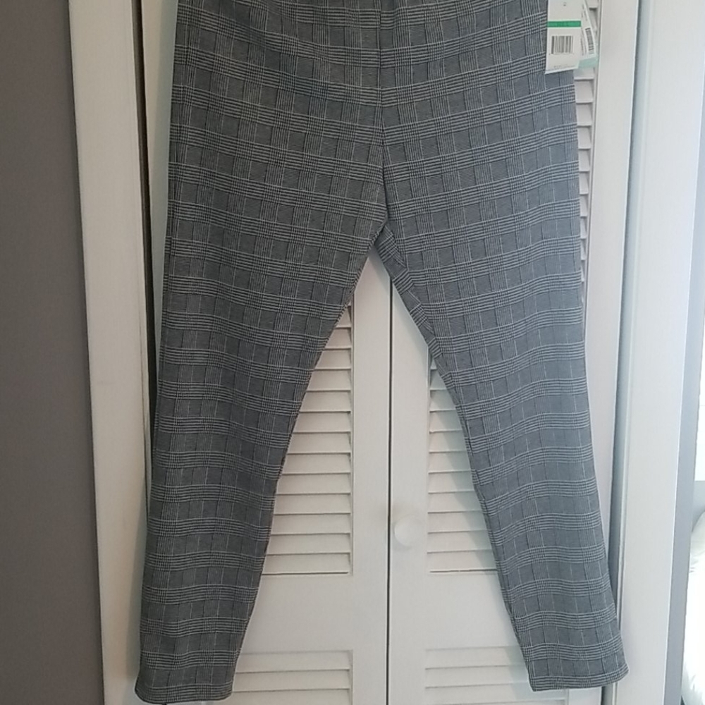 Black & White Plaid Pants